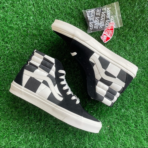 Vans Sk8 Hi Oversized Checkerbord - Picture 3 of 5